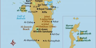 Al Bahreïn carte
