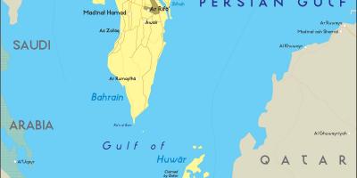 Carte de Bahreïn en mode hors connexion