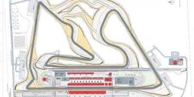 Circuit de bahreïn carte