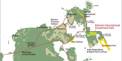 Carte de Bahreïn 2030
