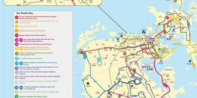 Carte de Bahreïn bus