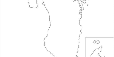 Carte de Bahreïn carte de contour