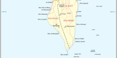 Bahreïn carte politique