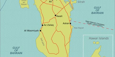 L'aéroport international du bahreïn parking carte