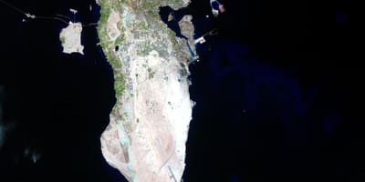 Carte de Bahreïn satellite