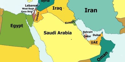 Bahreïn, pays la carte du monde