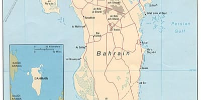 Carte de exhibition road, Bahreïn